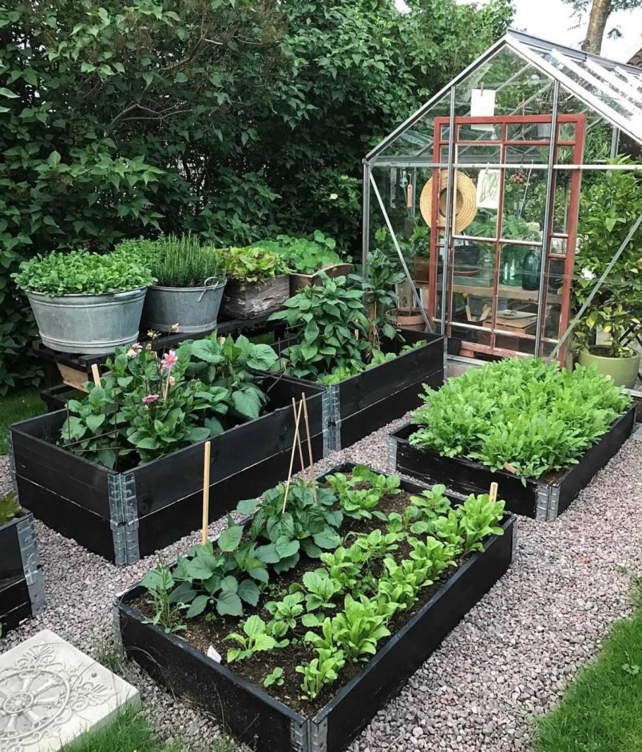 Высокие грядки на даче