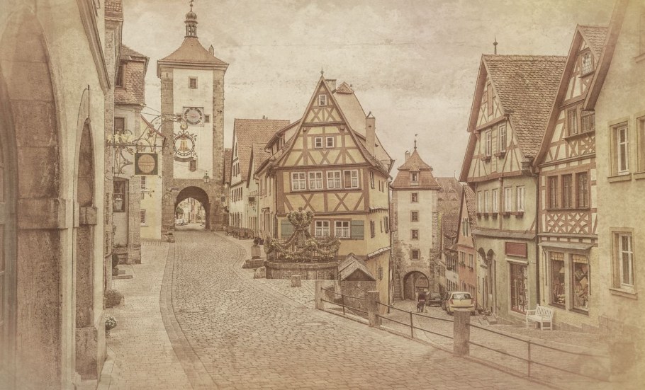 Фрески старинные города