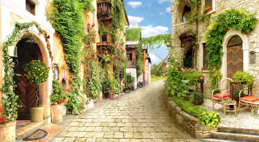 Старинные улочки и Дворики Европы