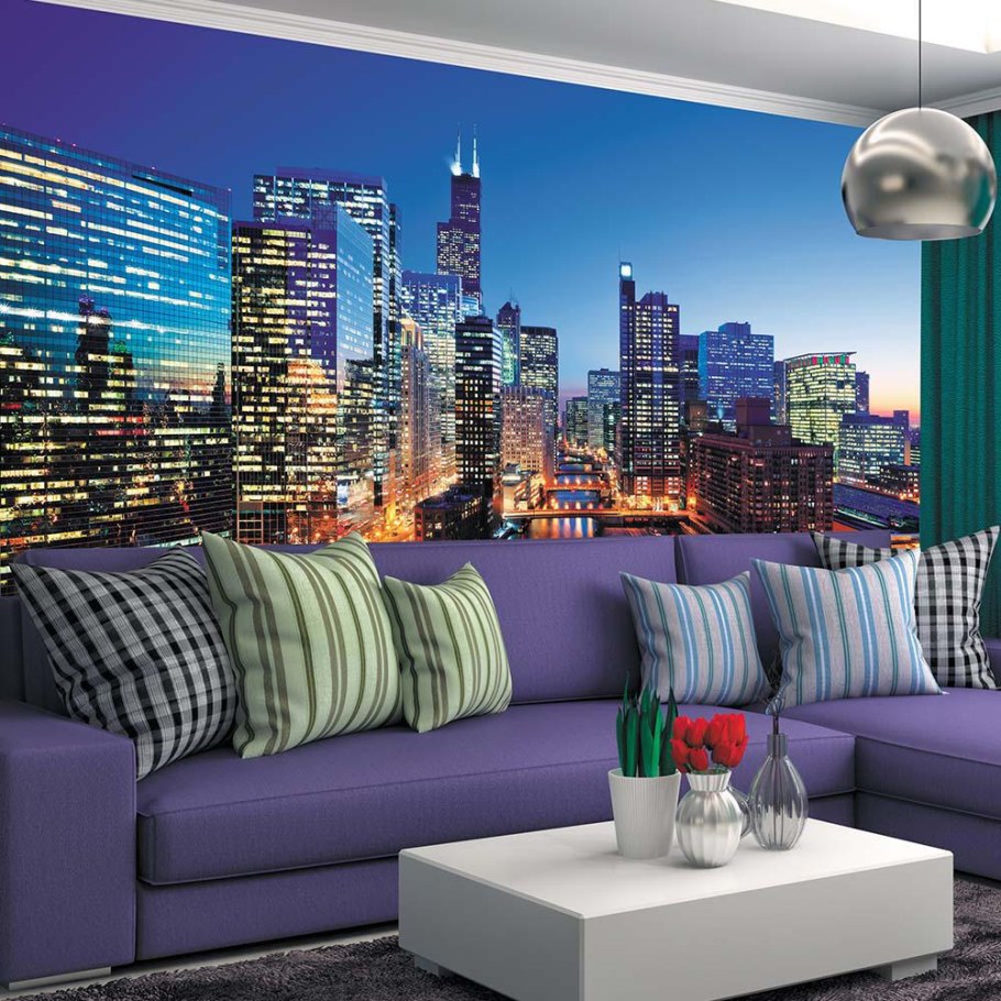 Фотообои в современном интерьере