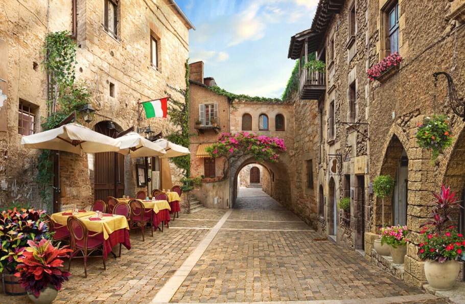 Флоренция Тоскана Италия старые улочки