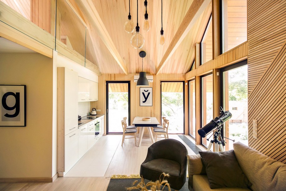 Интерьер домика в скандинавском стиле