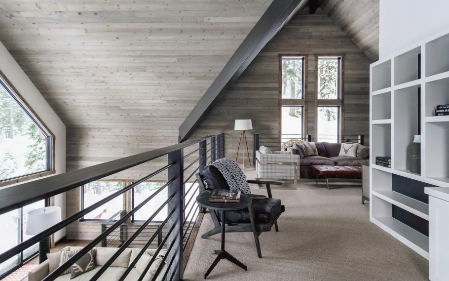 Каркасный дом интерьер внутри