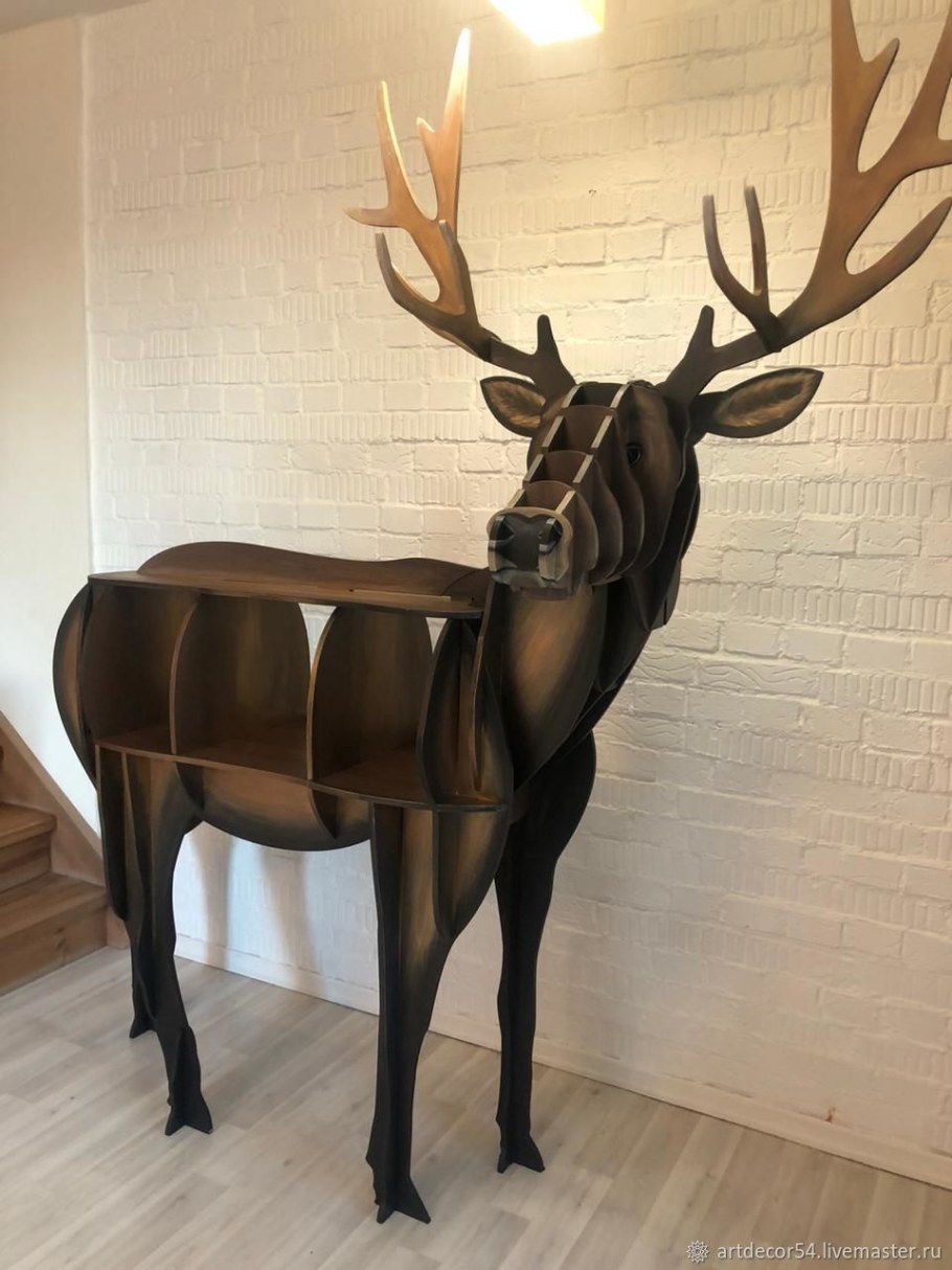 Стеллаж олень