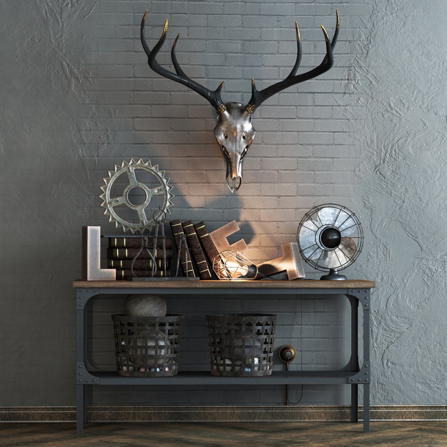 Рога в интерьере