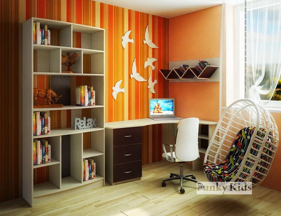 Стол письменный прямой Фанки Кидз 13/58 св