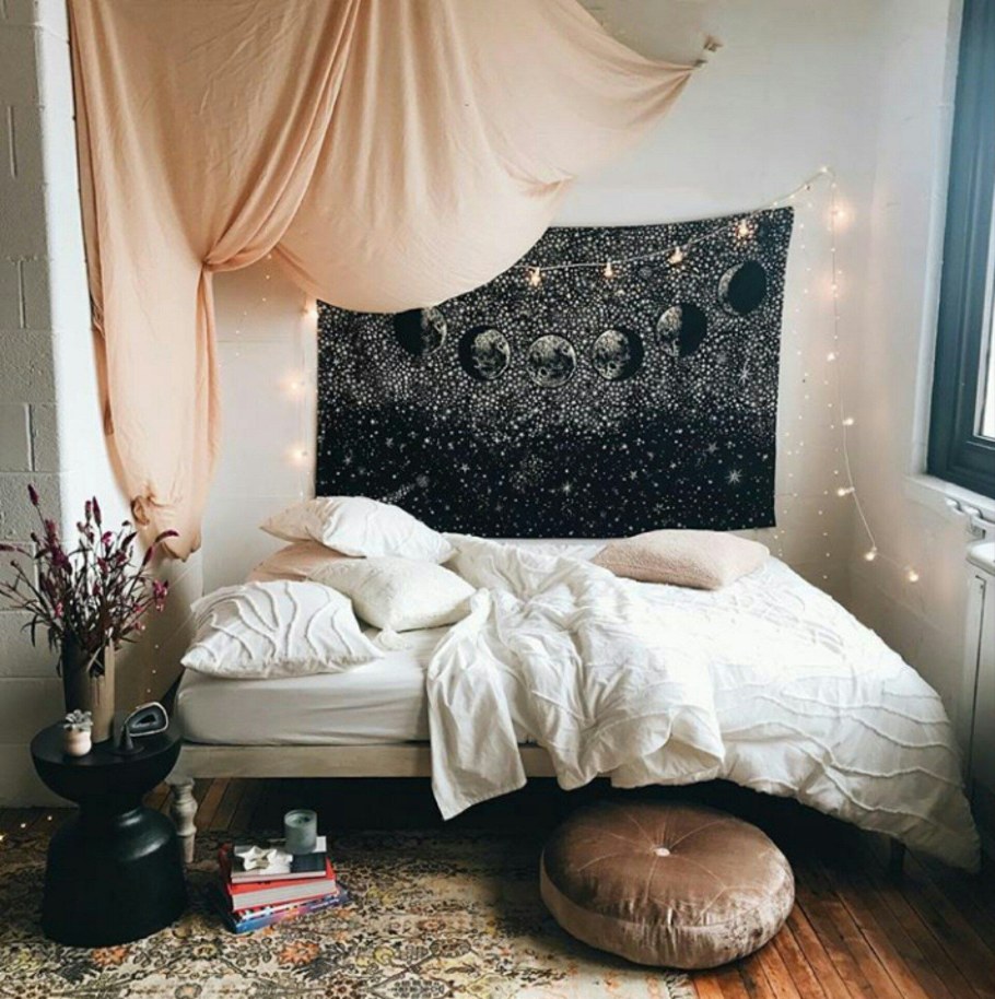 Кровать Эстетика Пинтерест