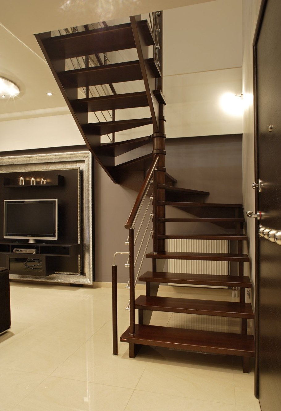 Лестница трехмаршевая п образная