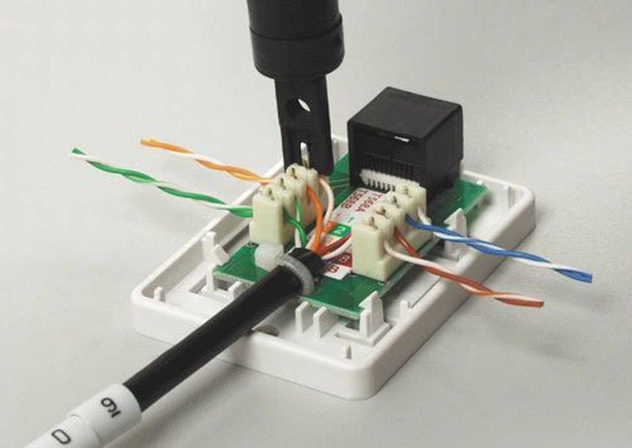 Розетка rj45 кат. 5e