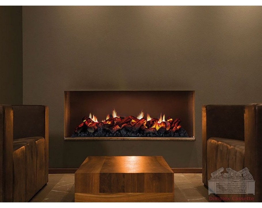 Электрокамин 3d Cassette 1000 real Flame в интерьере