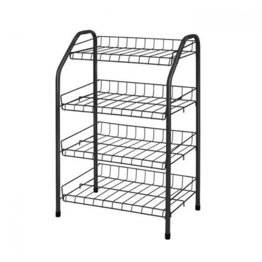 Полка для обуви Ника эт2 серая