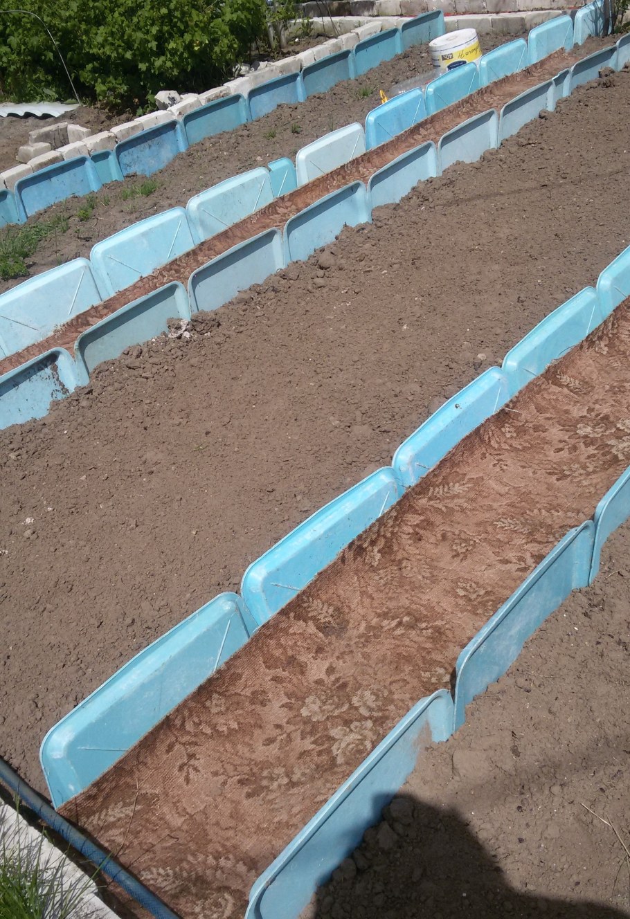 Пластиковые ограждения для грядок