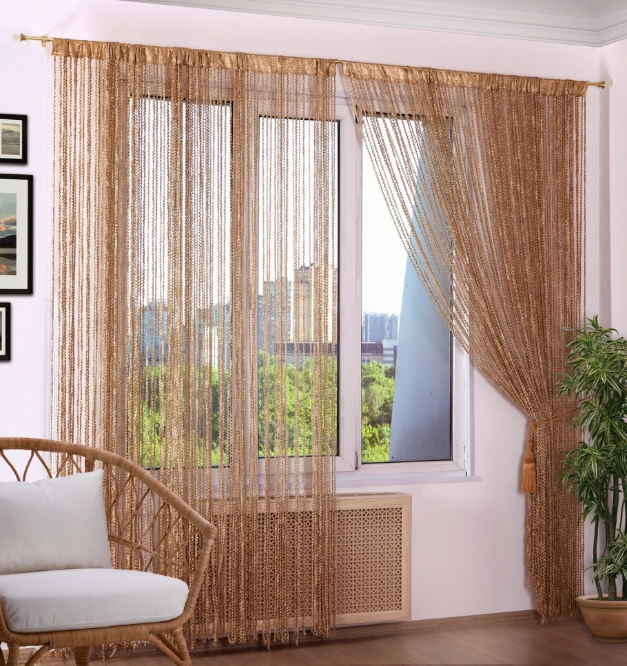 Кисея в интерьере