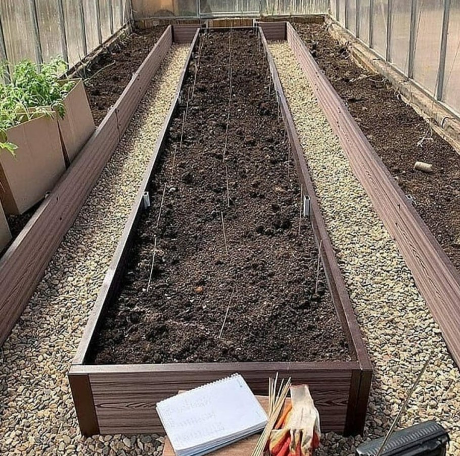 Теплые грядки ДПК