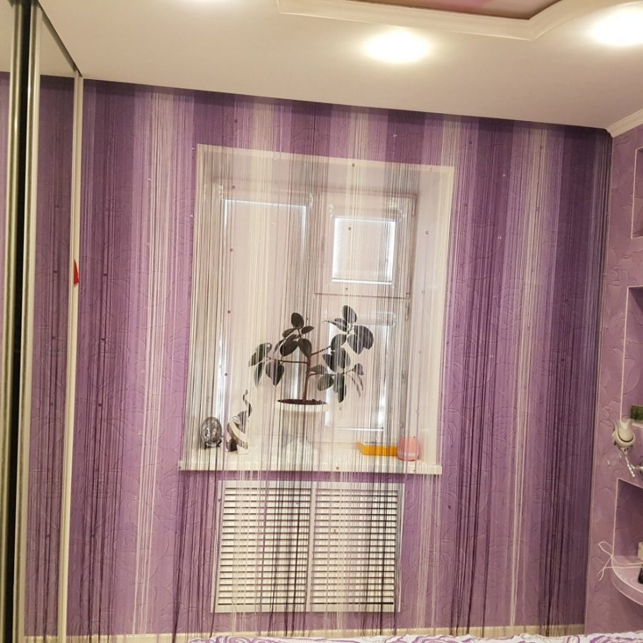 Нитяные шторы кисея