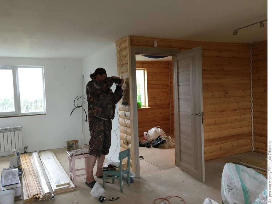 Ремонт старого деревянного дома внутри