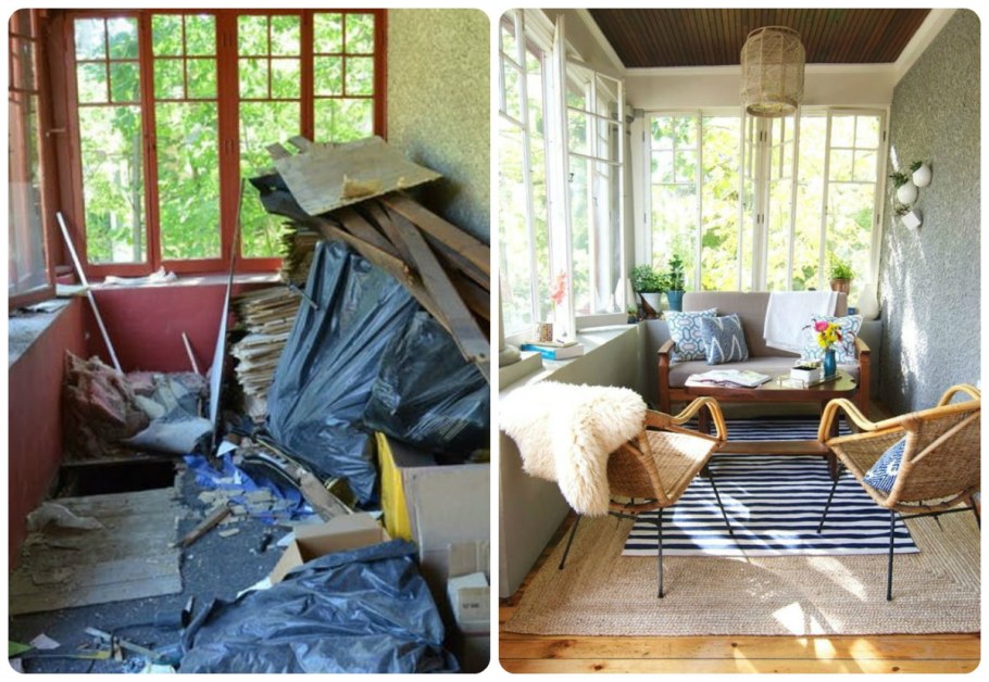 Переделка старого дачного домика