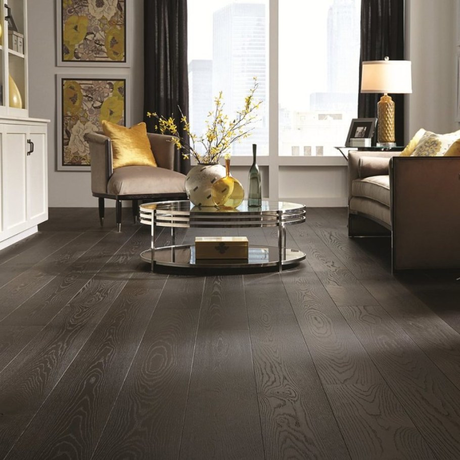 Темный ламинат в интерьере