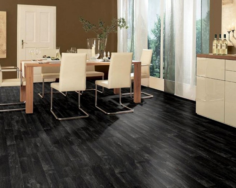 Черный линолеум IVC Texmark Ardeche 897