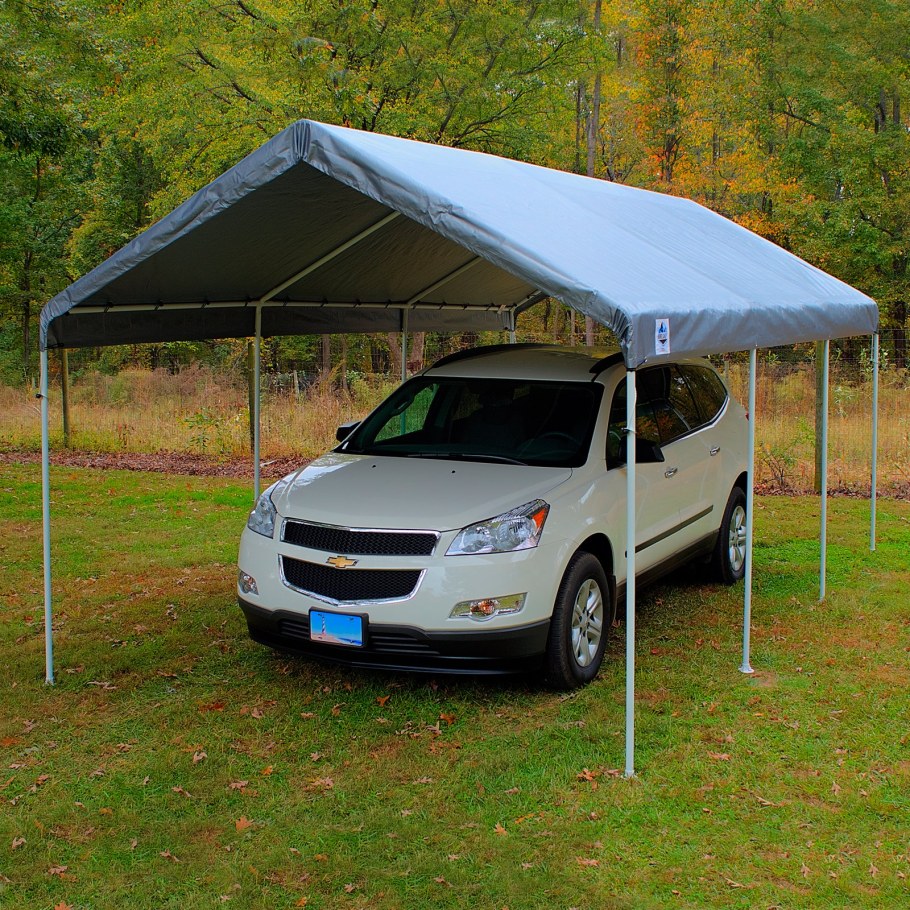 Временный навес для автомобиля