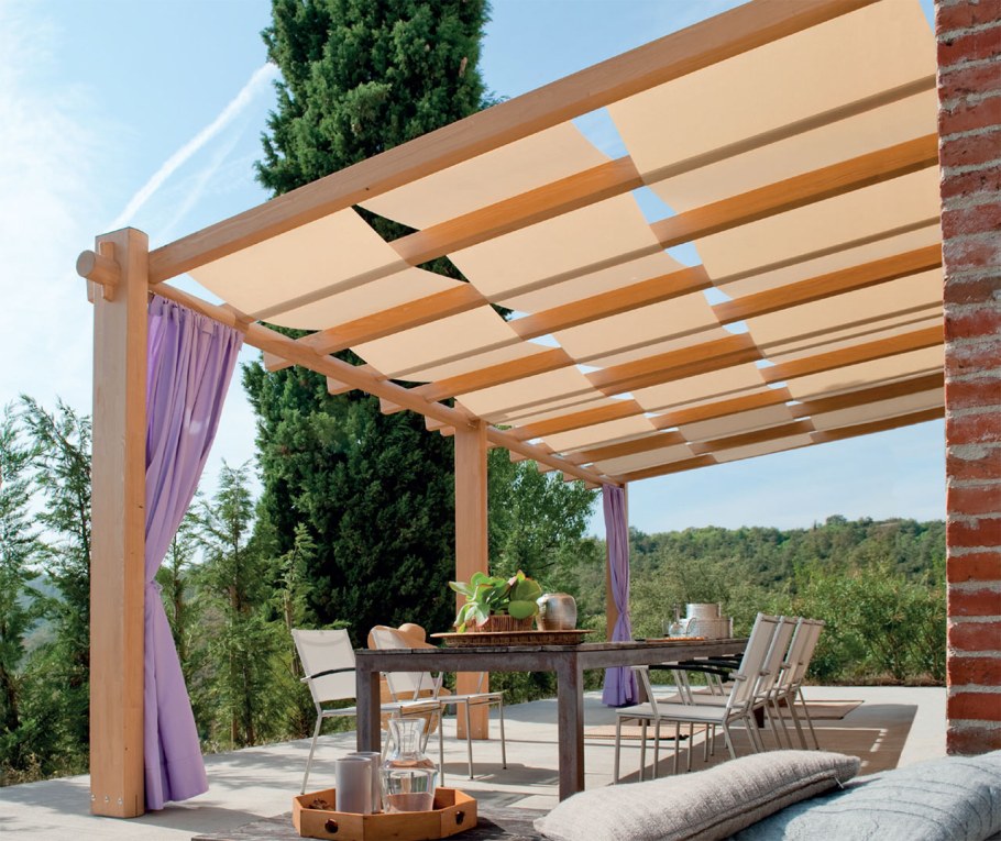 Теневой навес пергола