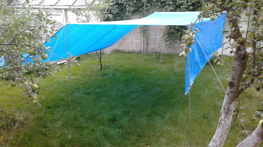 Навес из тента