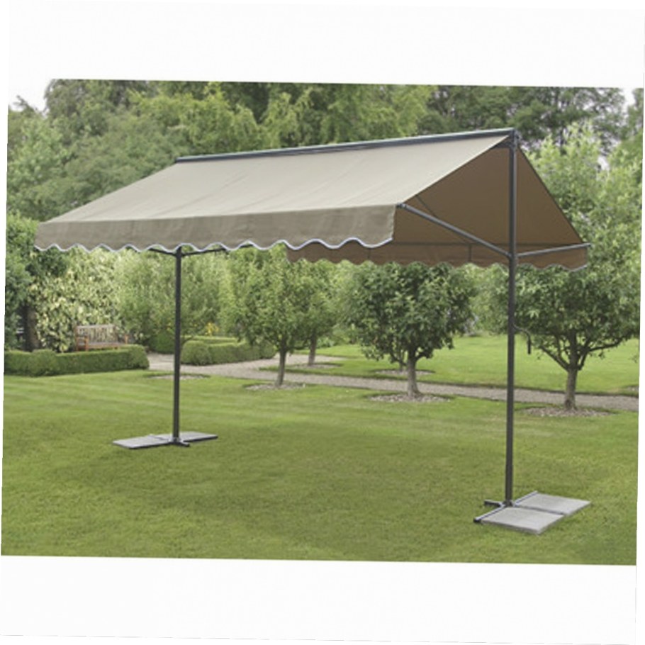 Навес для дачи из ткани