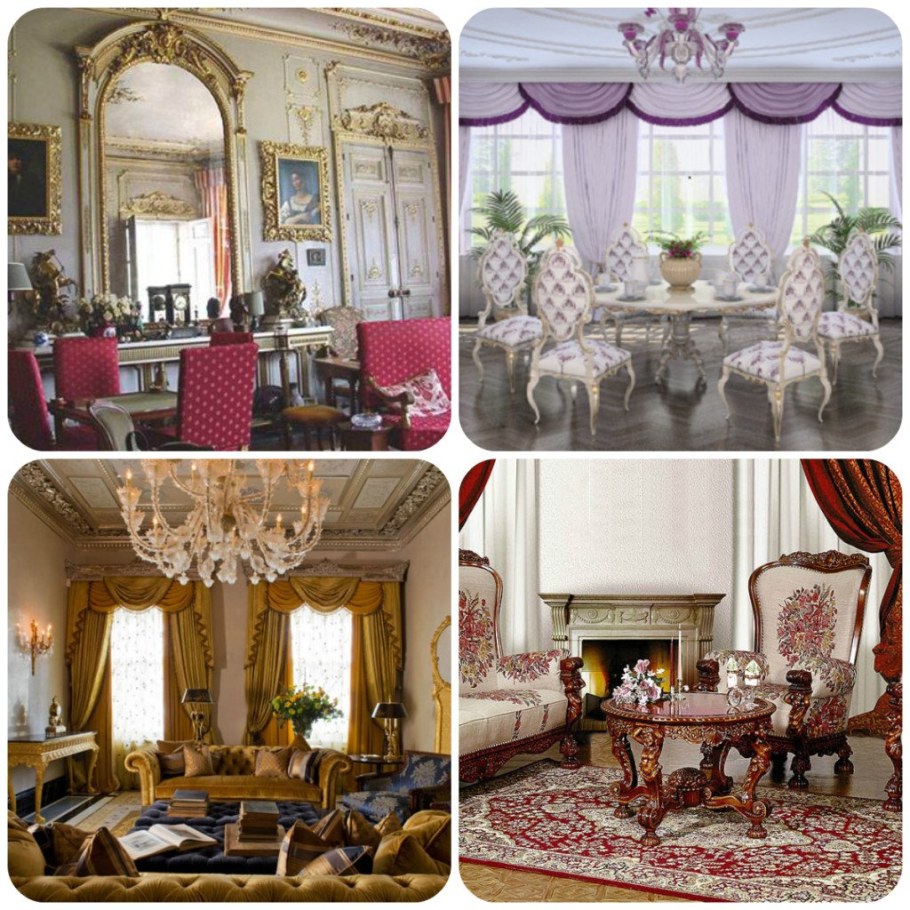 Интерьер в стиле Ренессанс мудборд