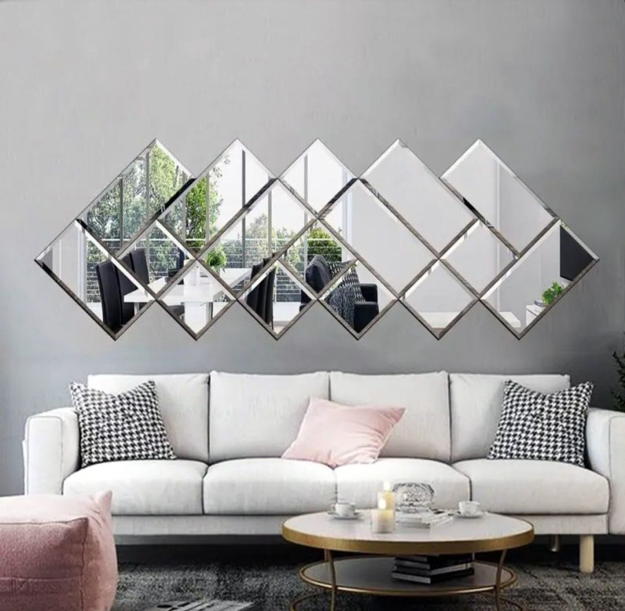 Зеркальное панно фацет 10