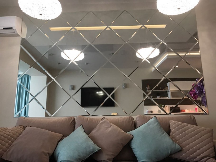 Фацет 10 мм на зеркале