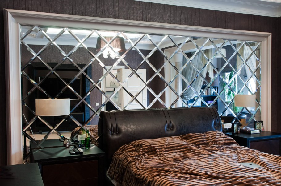 Плитка зеркальная Титан фацет 200х200