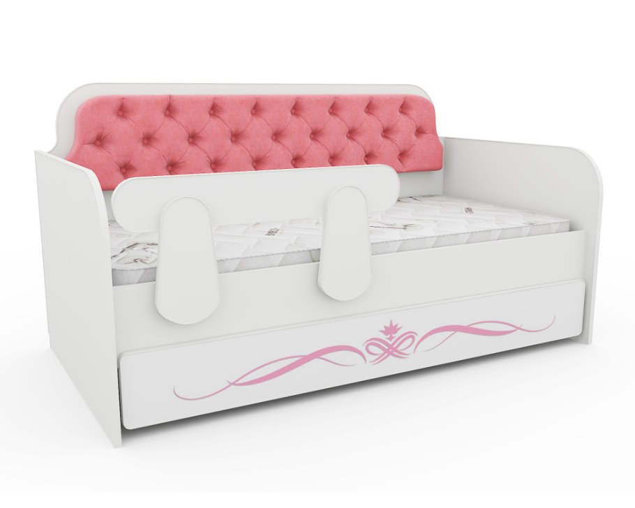 Кровать детская 160*80 с каретной стяжкой