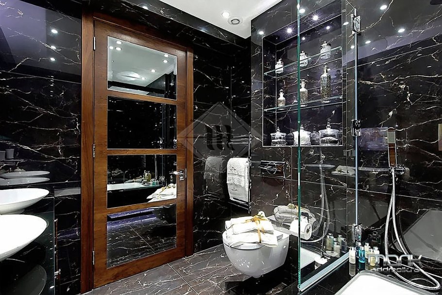 Обсидиан в отделке