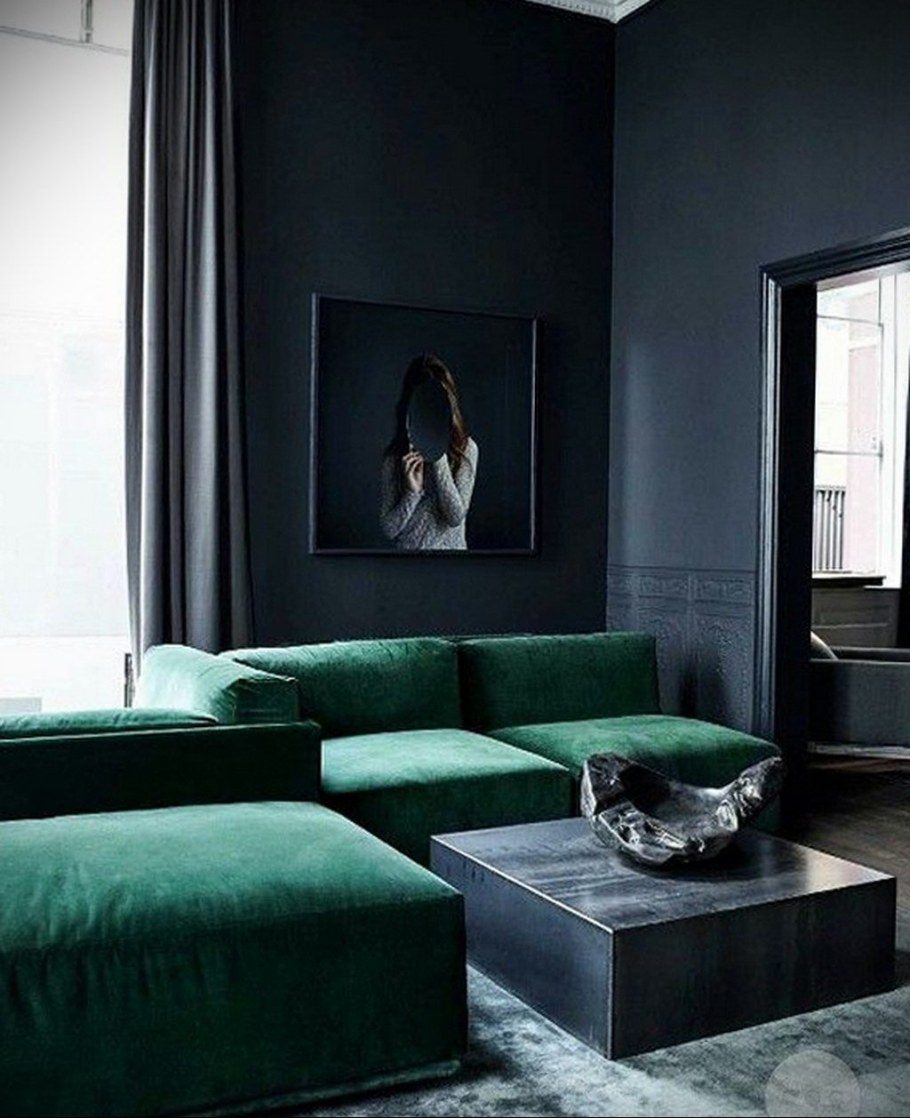 Черная мебель в интерьере