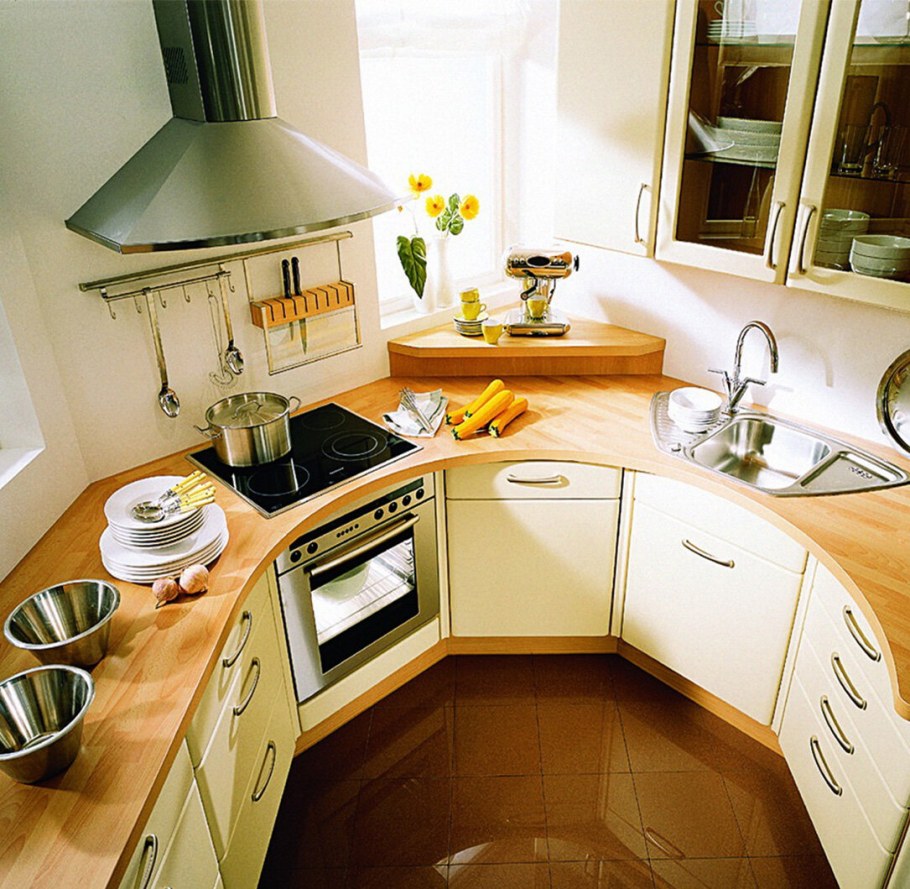 Обставить маленькую кухню