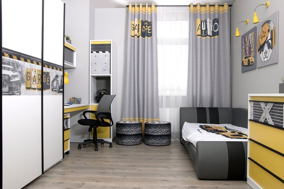 Шторы в комнату подростка