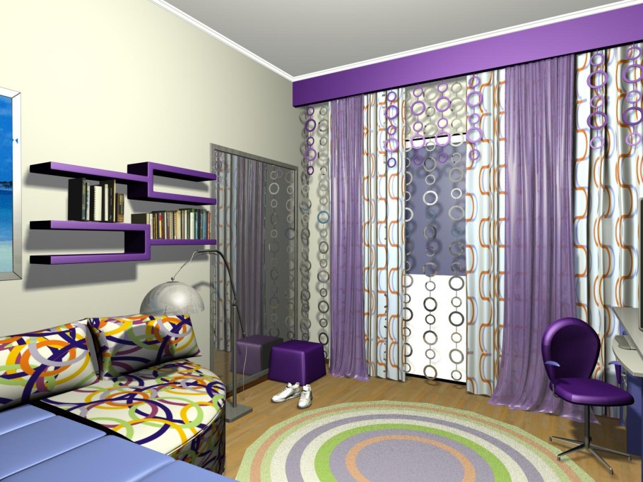 Шторы в комнату подростка мальчика