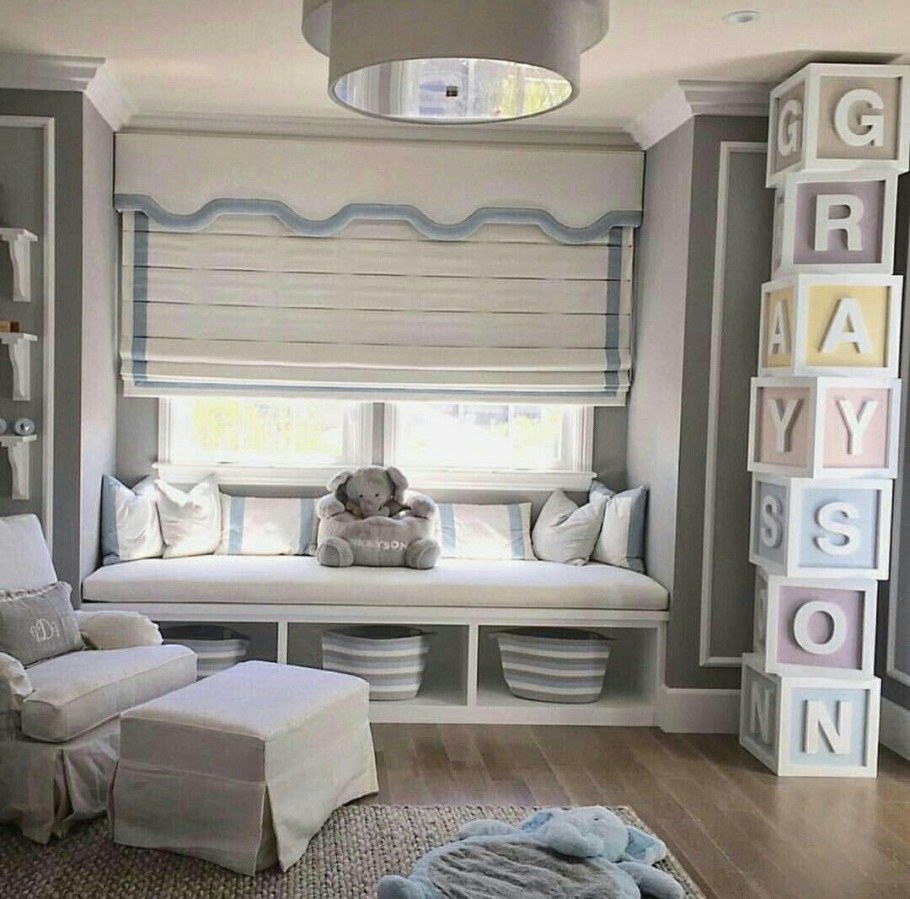 Римская штора в детской