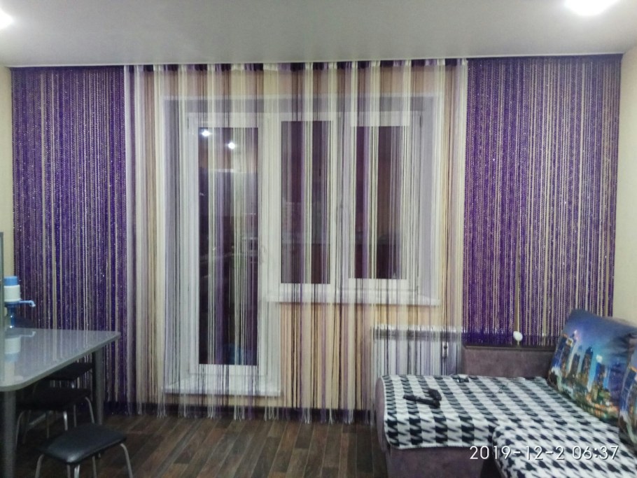 Кисея в интерьере спальни