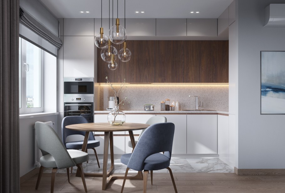 Модные кухни 2023 года