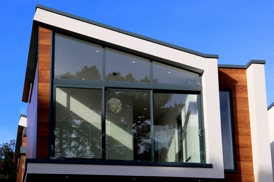 Панорамное фасадное остекление