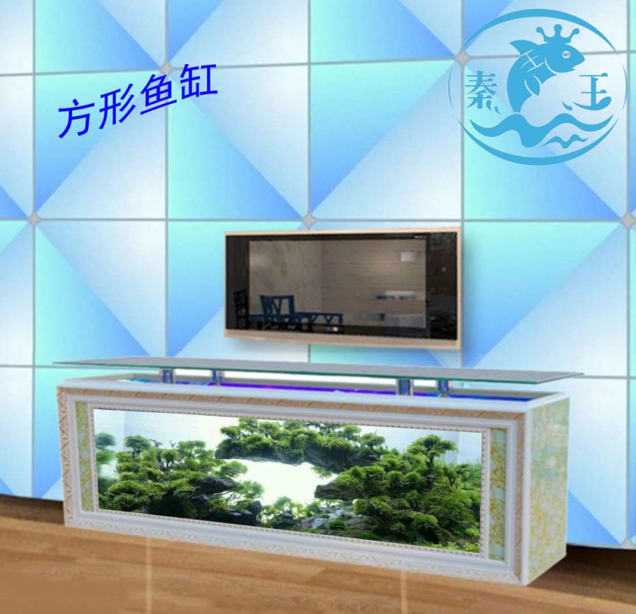 Подставка под телевизор с аквариумом