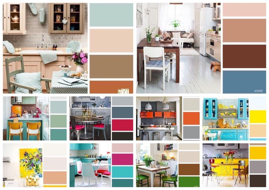 Колористика винтерьрере