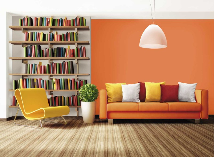 Сочетание цветов в библиотеке