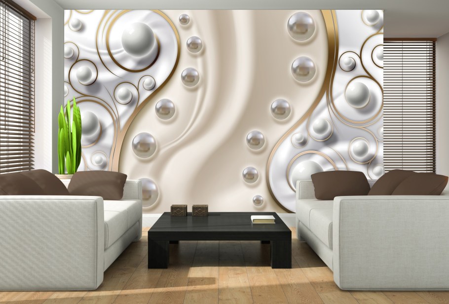 Объемные фотообои в интерьере