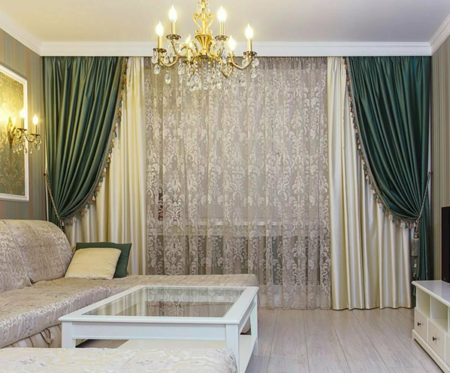 Модные шторы в гостиную