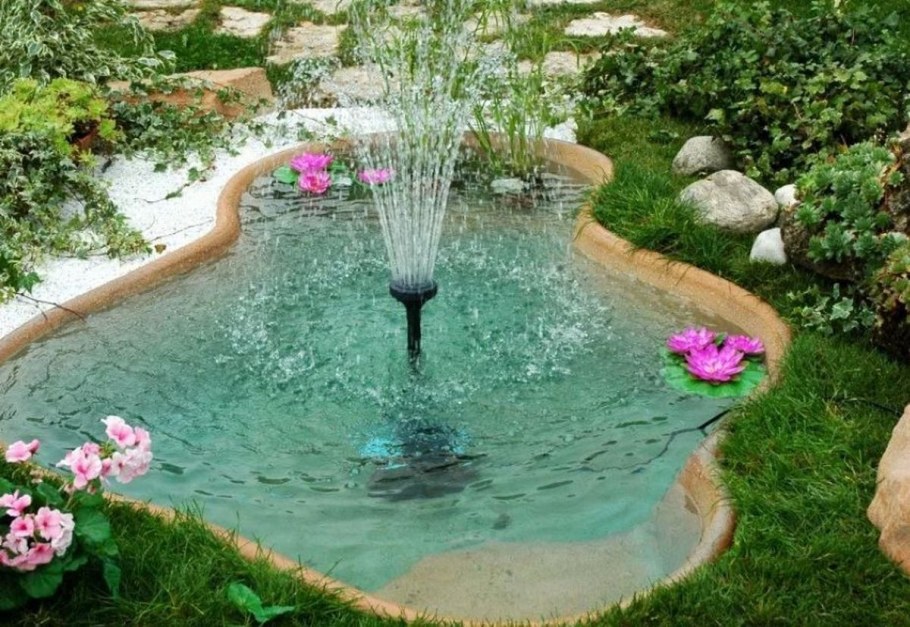 Прудик с фонтаном