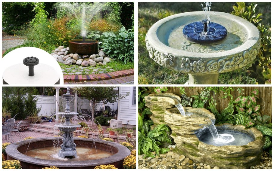 Декоративные фонтаны для дачи