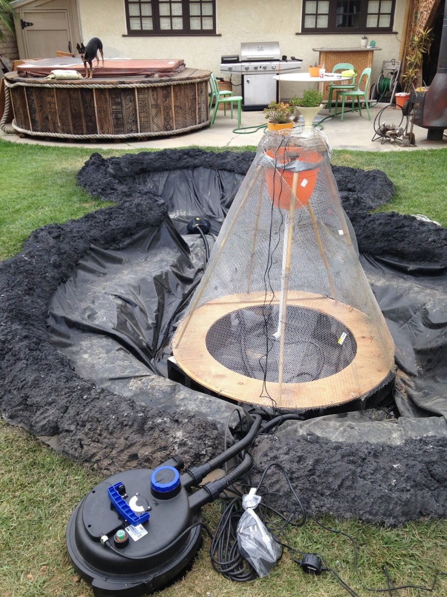 Фонтан на даче своими