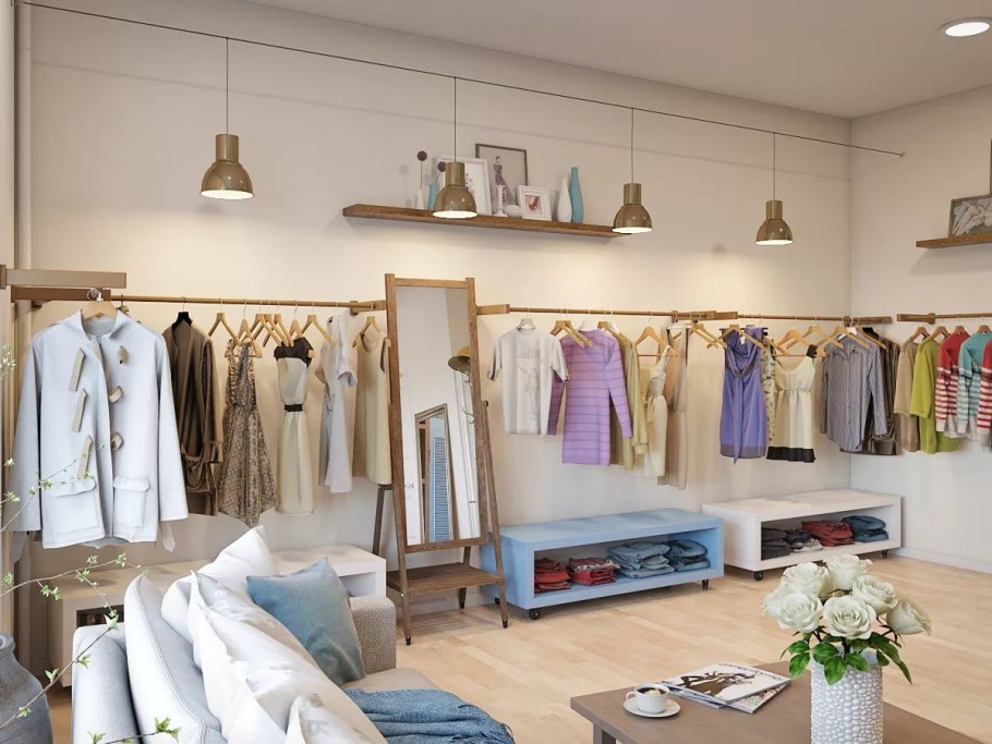 Шоу рум женской одежды